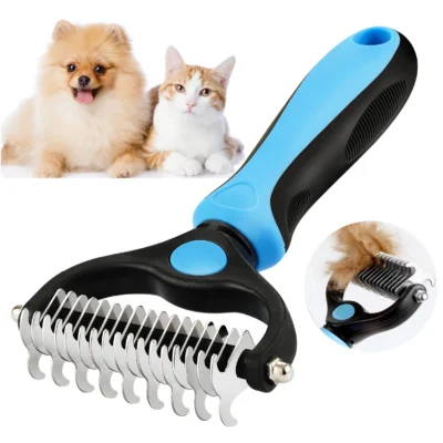cepillo deslanador profesional para mascotas 1