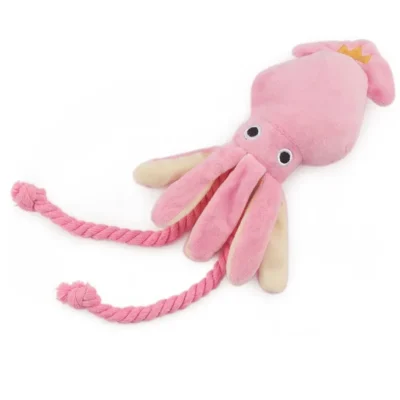 Peluche de calamar para mascotas 1