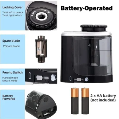 Sacapuntas eléctrico portáti 3