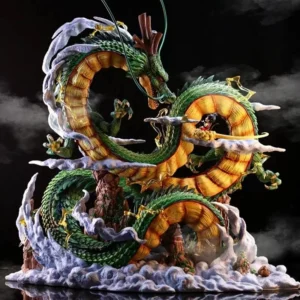 Figura de Shenron de Dragon Ball con Goku 1