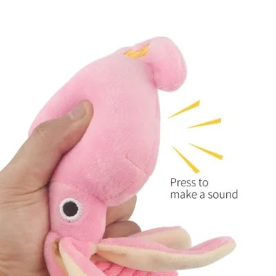 Peluche de calamar para mascotas 2