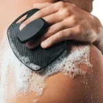 Cepillo de limpieza corporal de silicona suave para exfoliación, práctico, fácil de limpiar, cepillo de baño de silicona, 1 ud. 1