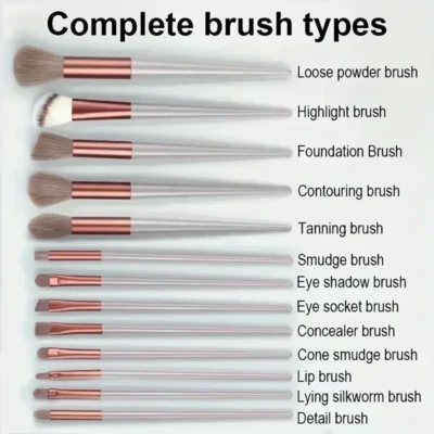 Juego de brochas de maquillaje 6
