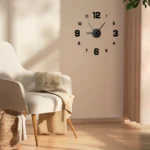 Reloj de pared sin marco DIY 1
