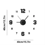 Reloj de pared sin marco DIY 2