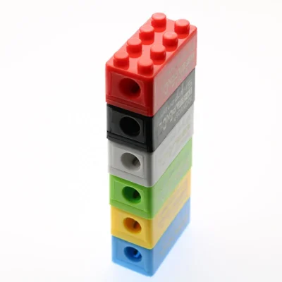 Sacapuntas de bloques de construcción, 10 Uds. 2