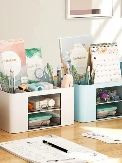 Organizador de escritorio con cajones 3