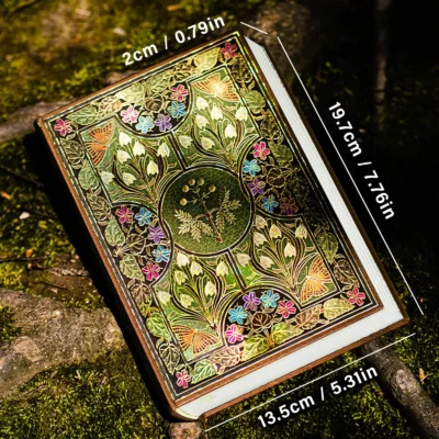 Cuaderno con encuadernación vintage 1