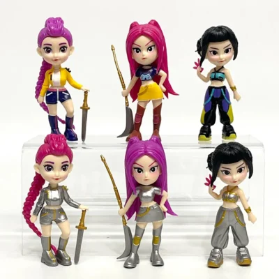 Set 6 figuras Kpop Demon Hunters 3