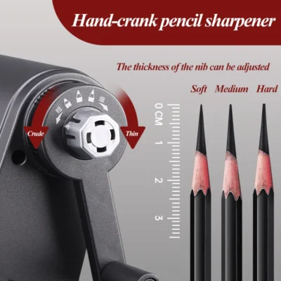 Faber Castell Artists Sacapuntas de punta larga Puntos ajustables manuales para lápices de carbón artísticos/dibujo/lápices de dibujo 3