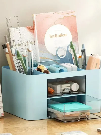 Organizador de escritorio con cajones 2