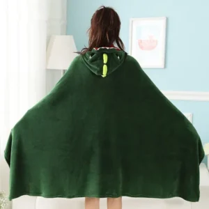 Manta con capucha de dinosaurio 4