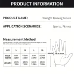 Guantes antideslizantes para fitness 1