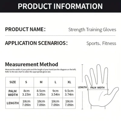 Guantes antideslizantes para fitness 1