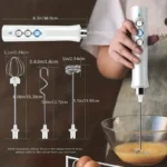 Espumador de leche eléctrico recargable 3