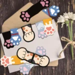 Marcapáginas magnético con pata de gato 2
