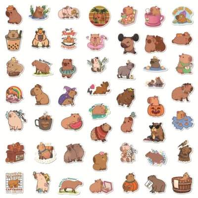 Pegatinas de capibara 2