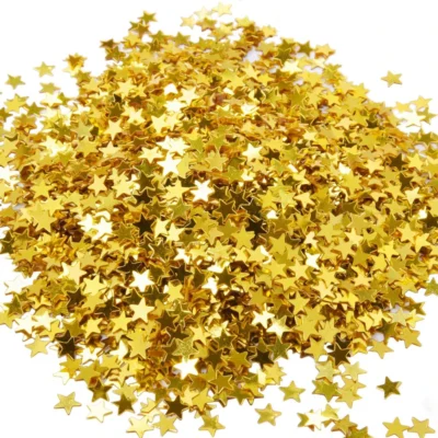 Confeti de estrellas doradas 1