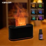Difusor de aceites esenciales efecto llama 1