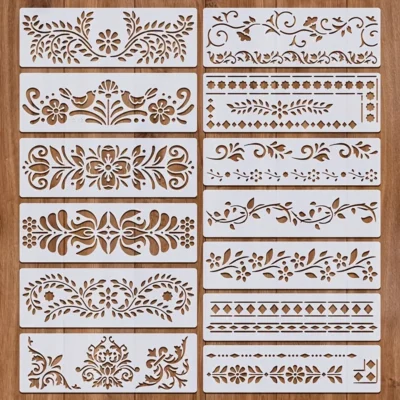 Plantillas florales para manualidades 1