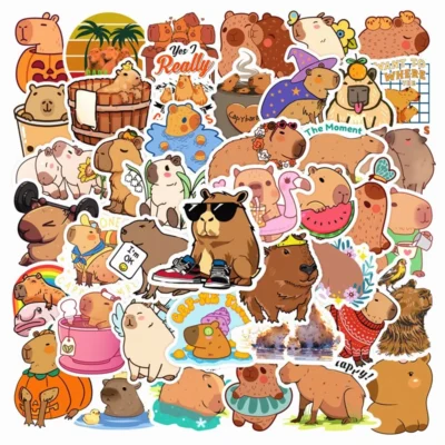 Pegatinas de capibara 1