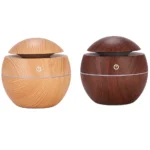 Humidificador Aromático de Madera LED 2