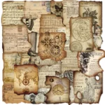 Pegatinas vintage scrapbooking 1