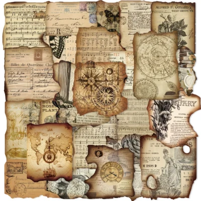 Pegatinas vintage scrapbooking 1