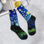 Calcetines inspirados en “Noche Estrellada” 1