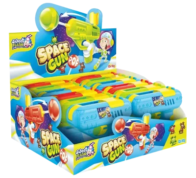 Pistola de Juguete con caramelo con palo | vadeoutlet