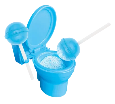 Potty n Dip caramelos con polvo ácido