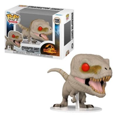 Funko Pop Atrociraptor Ghost Jurassic World Dominion Figura Vinilo 9 cm con Caja