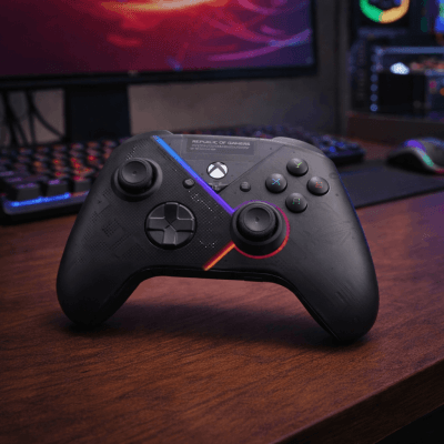 ASUS ROG Raikiri Black Gamepad Gaming PC y Xbox Mando Pro OUTLET