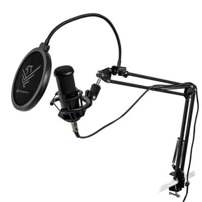 Kit Micrófono Gaming Phoenix StreamCast Pro OUTLET con Brazo y Antipop