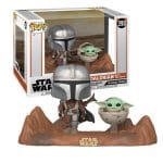 Funko Pop The Mandalorian y Baby Yoda Grogu Star Wars