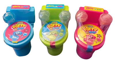 Potty n Dip caramelos con polvo ácido