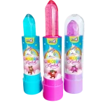 Unicorn Lipstick caramelo pintalabios sabores fresa frambuesa cola golosina infantil