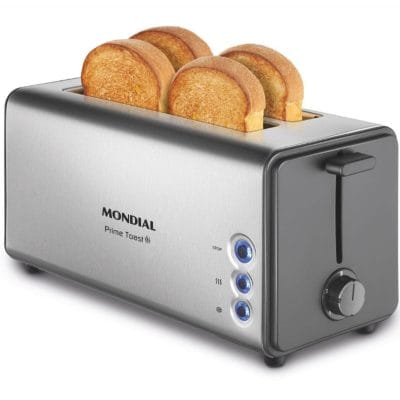 Tostadora Mondial Smart Day 4 T16 1400W para 4 Rebanadas