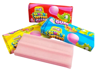 Chicles con tatuajes para niños