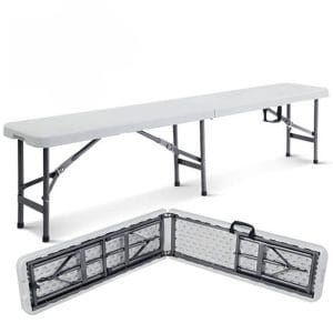 Home 21 Banco plegable 183 cm portátil