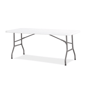 Home 14 Mesa plegable tipo maleta 180 cm portátil para 8 personas