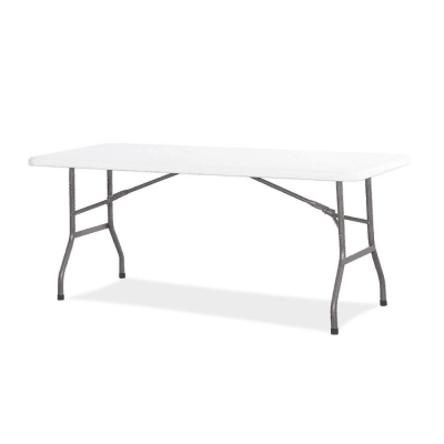 Mesa plegable tipo maleta 180 cm portátil para 8 personas