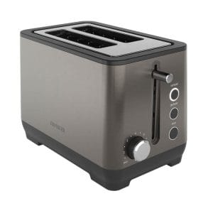 Home 18 Tostadora 1000W de acero inoxidable con ranuras anchas