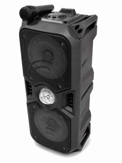 Altavoz Bluetooth Portátil Lauson LLX33 con luces LED, karaoke y micrófono