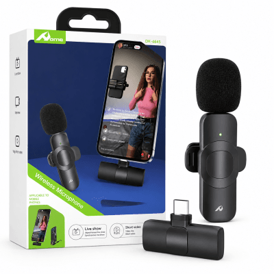 Micrófono Inalámbrico Tipo C para Móvil USB-C – Wireless Microphone para Streaming y Vídeos