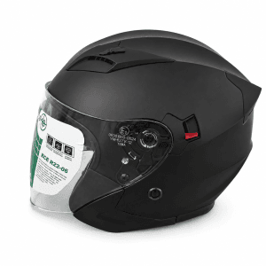 Home 11 Casco de Moto Homologado Negro con Visera