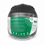 Casco de Moto Homologado Negro con Visera