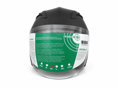 Casco de Moto Homologado Negro con Visera