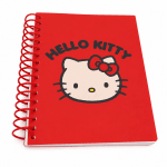 Libreta Hello Kitty A6 con Espiral – Cuaderno Kawaii Compacto para Notas, Diario y Uso Escolar