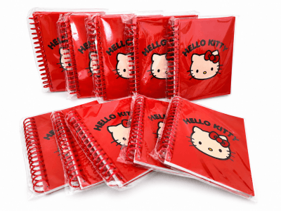 Libreta Hello Kitty A6 con Espiral – Cuaderno Kawaii Compacto para Notas, Diario y Uso Escolar